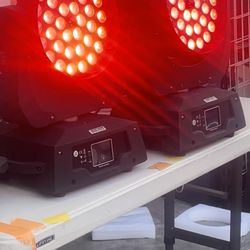 2 Dj Moving Heads  Led