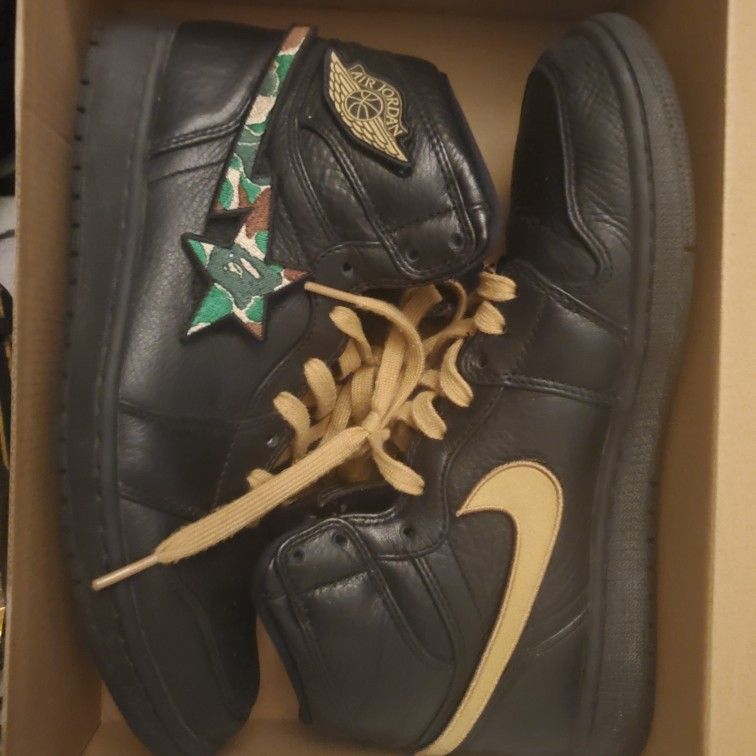 Jordan 1 BHM BAPE