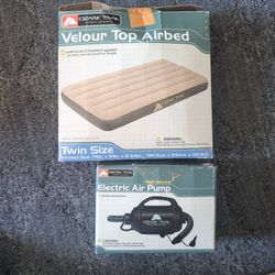 Ozark Trail Top Air Bed & Electric Air Pump