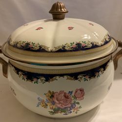 ESTATE SALE - West German ASTA Flora Large Cookware Casserole Dish 