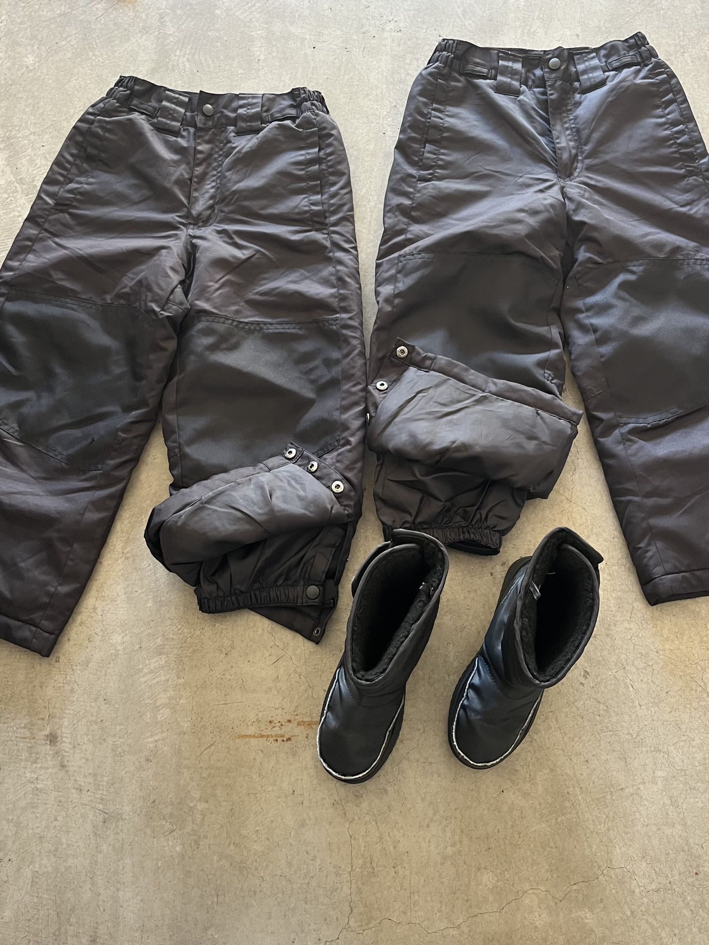 Snow Pants And Boots