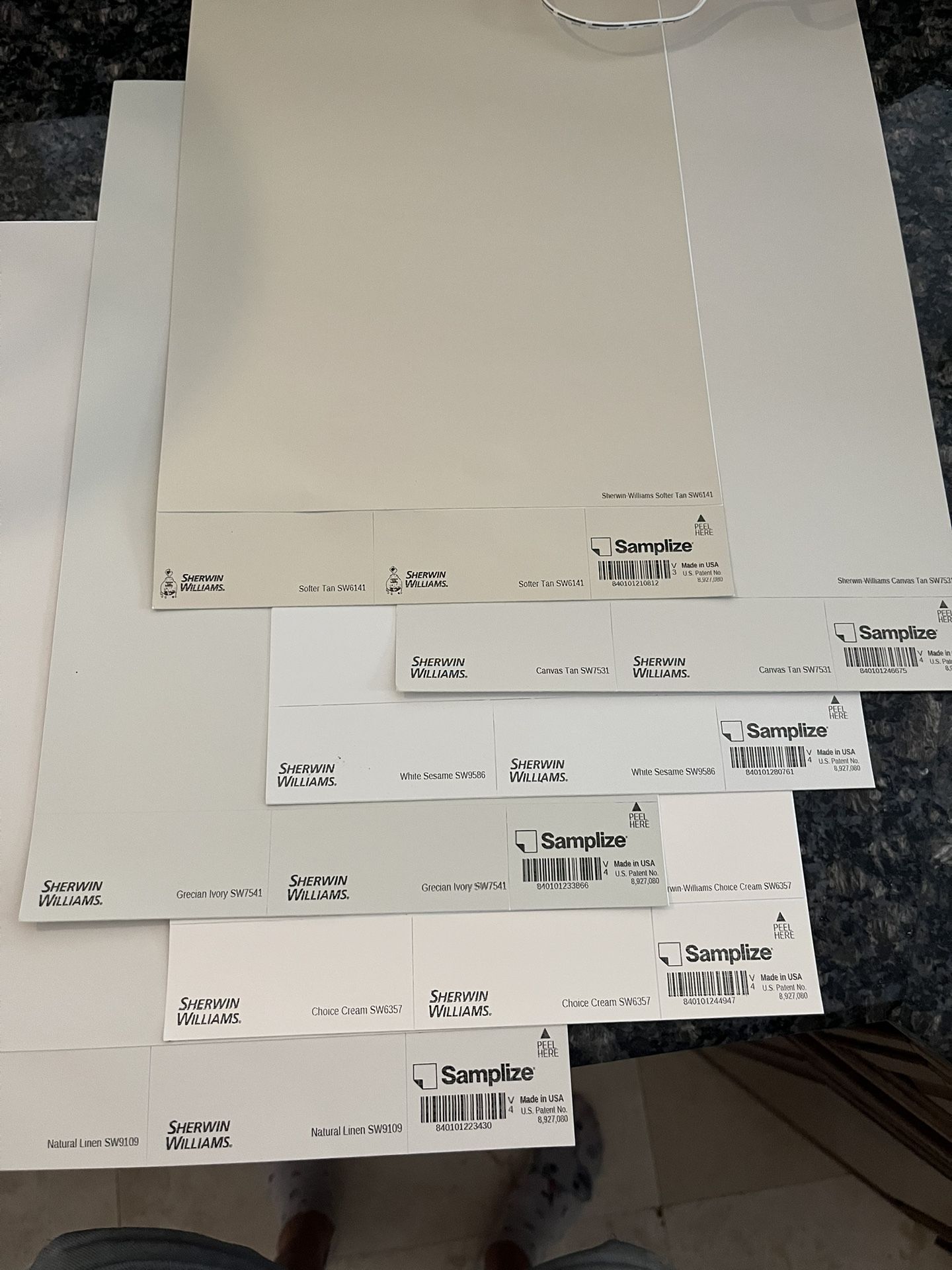 Sherwin Williams Beige And Tan Paint Swatches