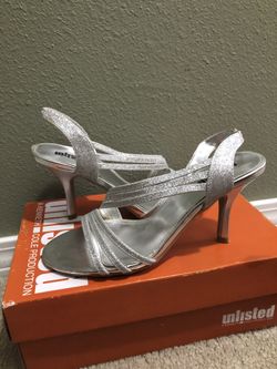 Silver and Gold heels