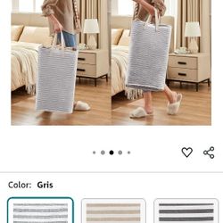 Lifewit Waterproof Laundry Hamper with Extendable Handles.