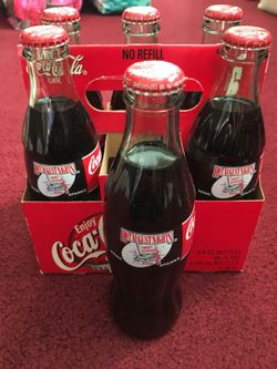 2002 hot August nights Reno Sparks Coca-Cola collectors bottles and carrier