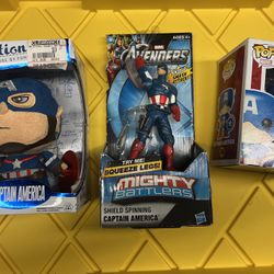 3 Captain America Toys … Funco 