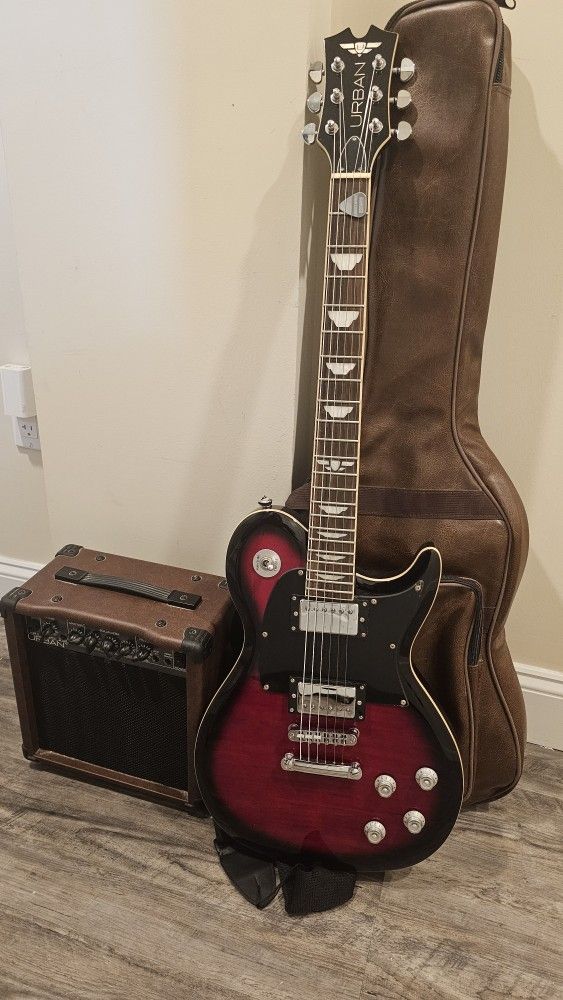 Urban Keith Urban Electric Guitar - Red / Black