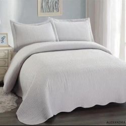 3 Pcs Quilt King Size 