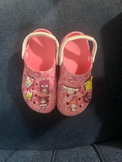Hello kitty crocs size 12
