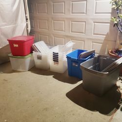 Storage Bin Containers -  See Detail Below 