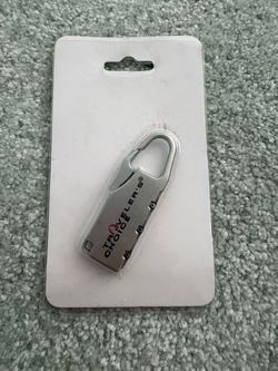 Travelers Choice 3-Dial Luggage Lock Silver New Smoke/Pet Free