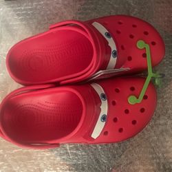 McQueen Crocs Size 8