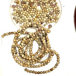 Strand Of Picture Jasper Beads 