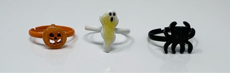 Children’s Adjustable Halloween Rings