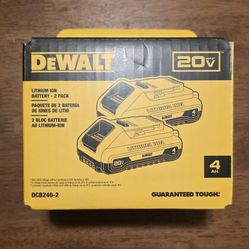 Dewalt 4ah Batteries 