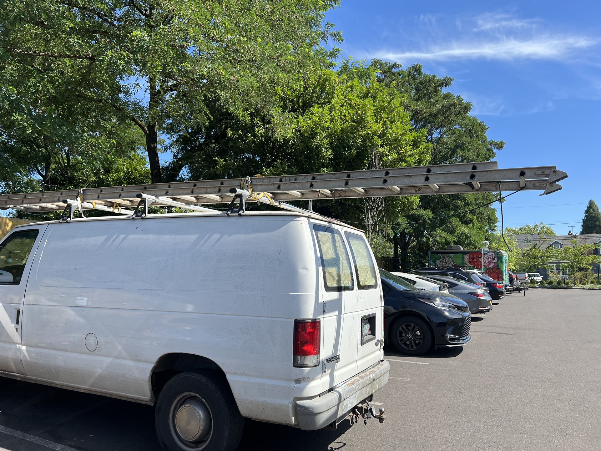 ladder alliminum 40 ft
