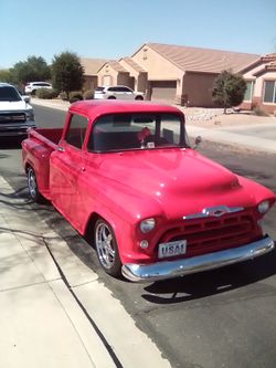 1957 Chevrolet step side pick up truck