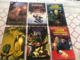 6 RARE DC GRAPHIC COMIC NOVELS🔥 2 Legion Of Superhero’s, STARMAN + 3 BONUS