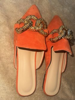 Glamour Muse Jeweled Mules – Size 8