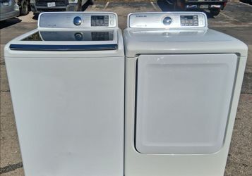 Samsung Super capacity top loading washer and dryer So the