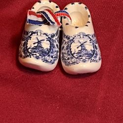 Delft Blue Mini Dutch Shoes Clogs