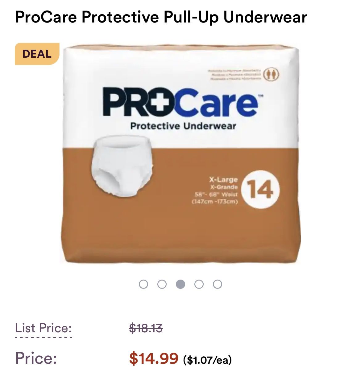 Daiper para Adultos. Ultra Pull-Up Underwear, Heavy