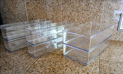 Acrylic Containers/Organizer for Pantry or Refrigerator