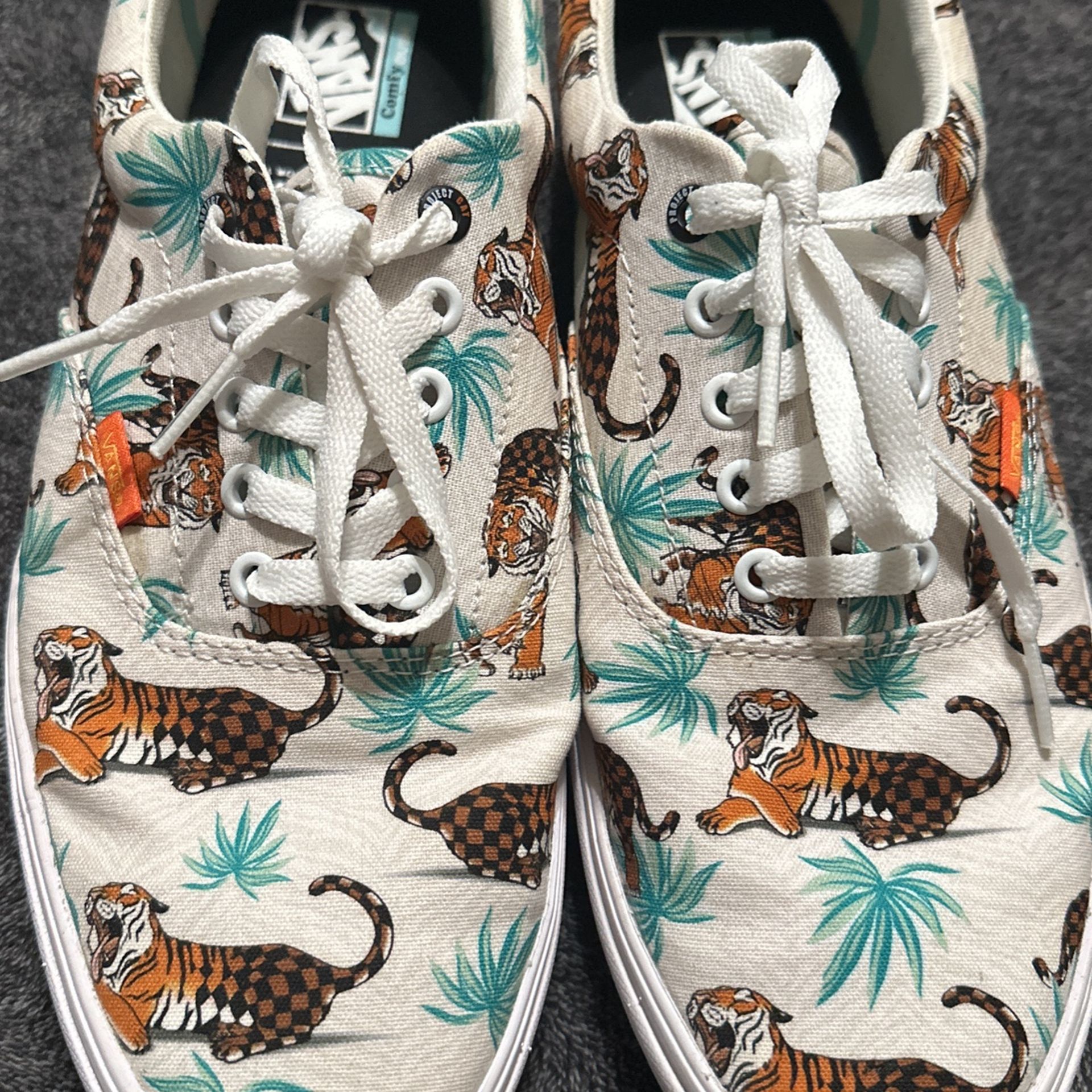 Tiger Print Vans- Like New