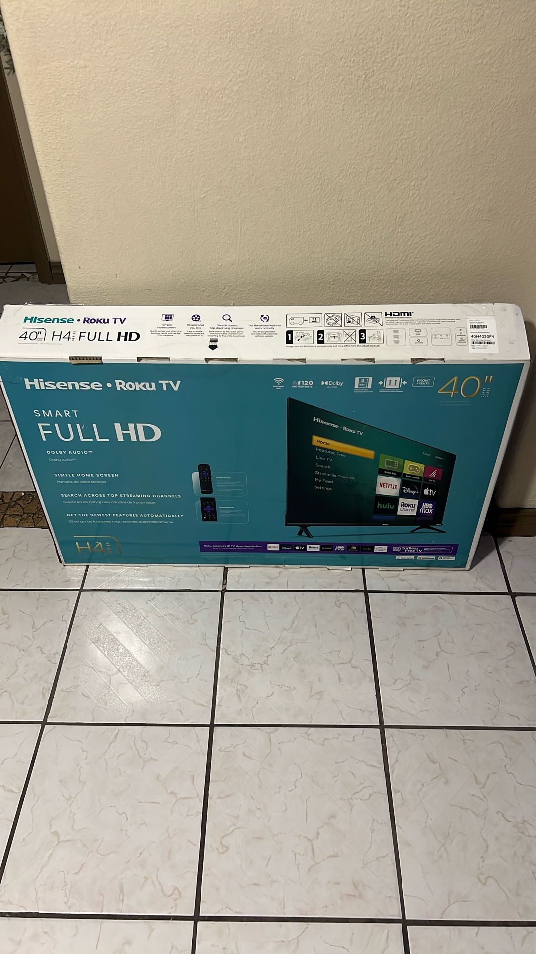 40” Roku tv