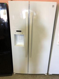 White Side by Side Refrigerator