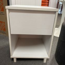 White nightstand