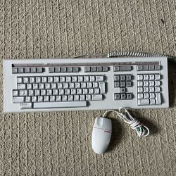 80s 90s computer Keyboard and Mouse 