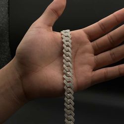 Sterling Silver .925 Bracelet With Zircons 