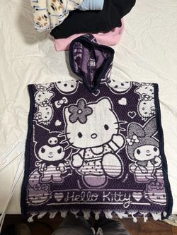 Hello Kitty Hooded Poncho