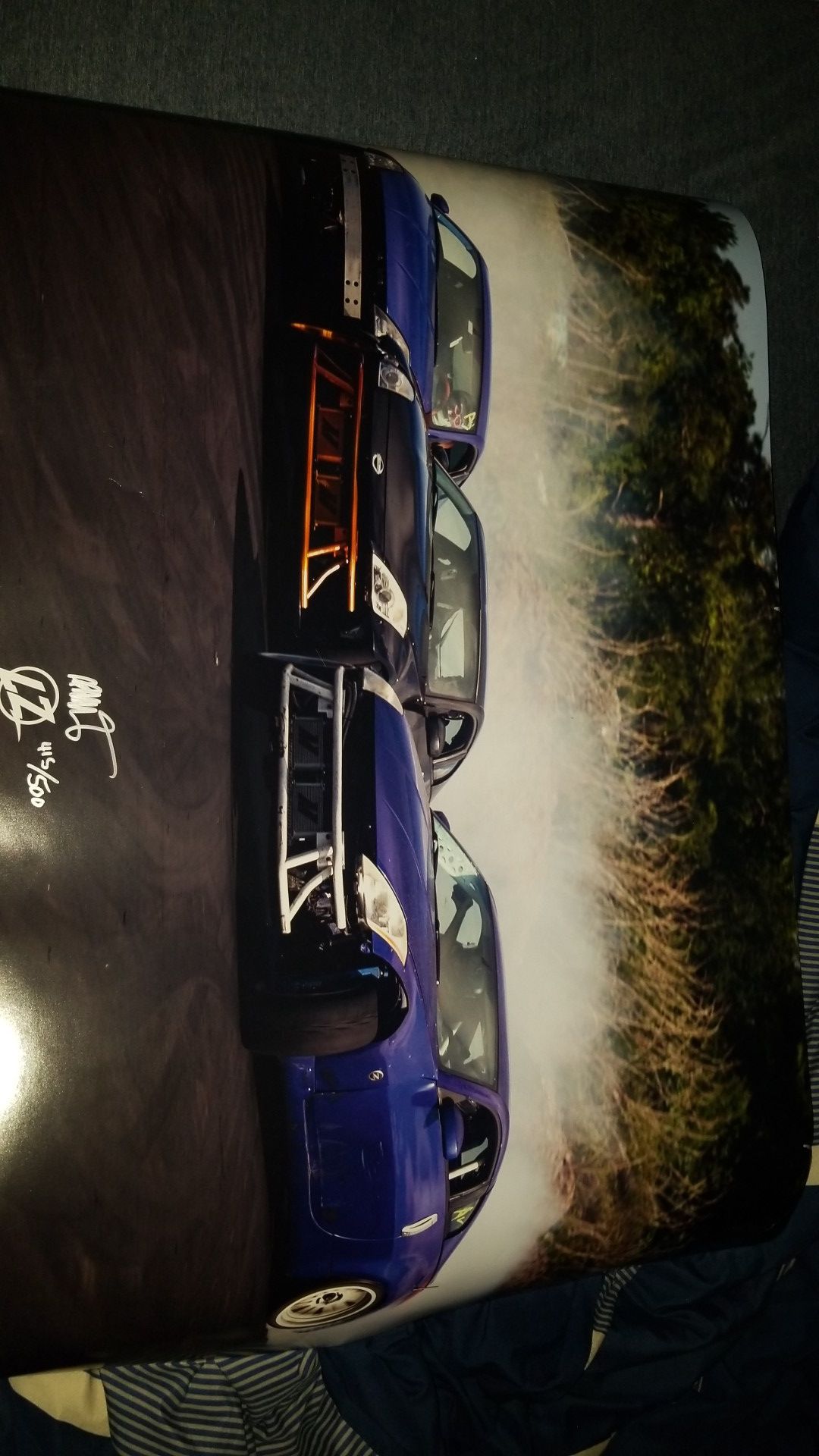 signed by adam lz poster