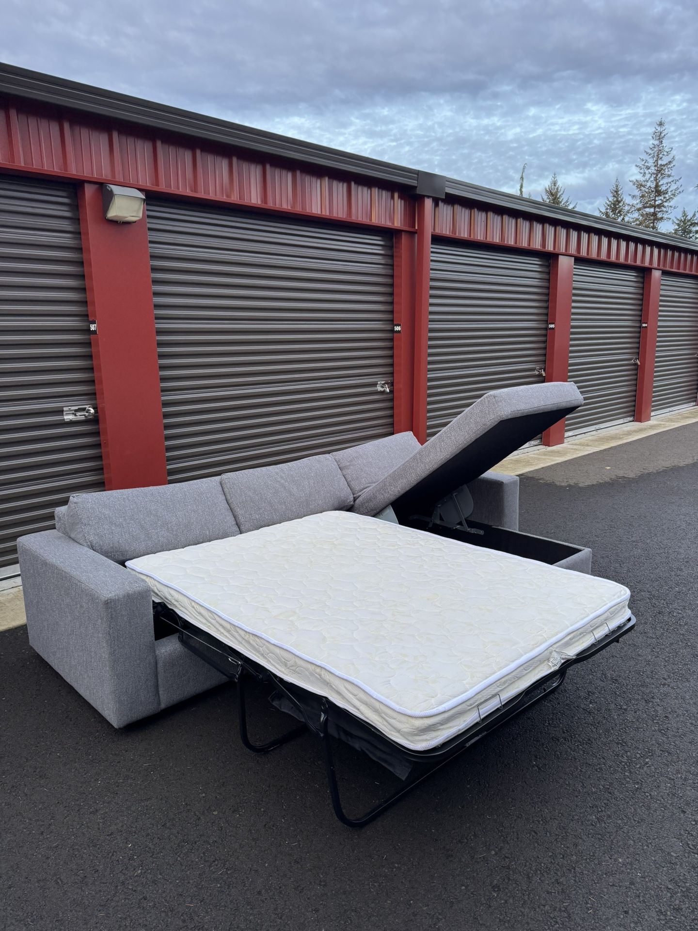 West Elm Urban Sleeper Sectional Sofa Couch