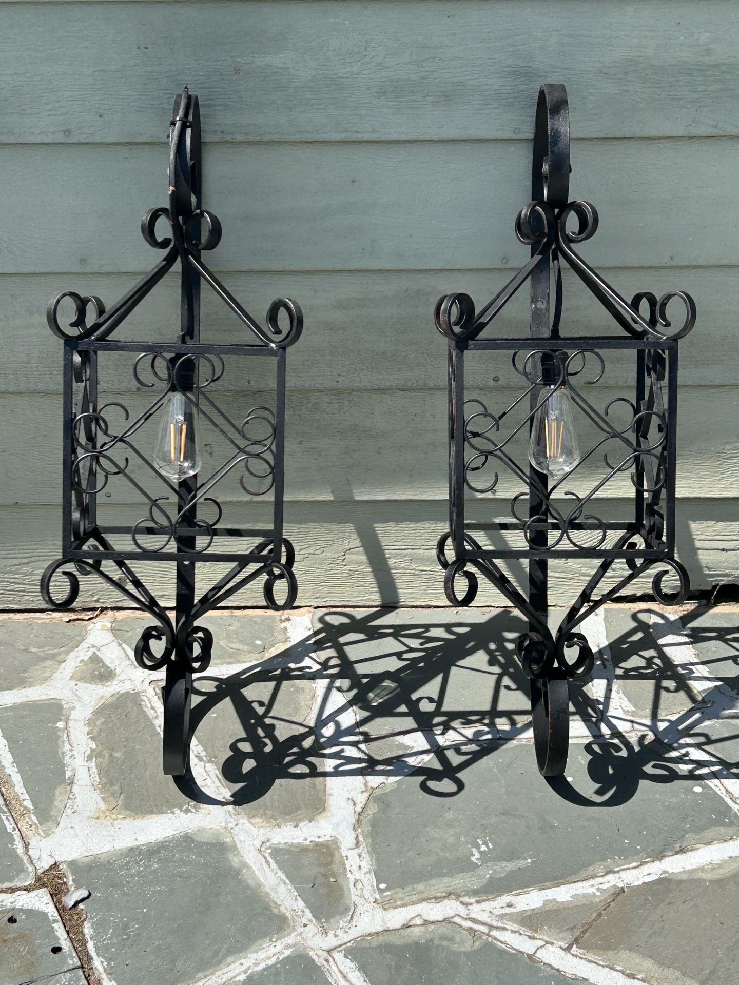 Decorative Large Iron Spanish Wall Lighting