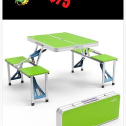 FOLDING TABLE COUCH LOVE SEAT CHAIR