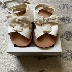 Brand New Zara Mini Leather Sandals 