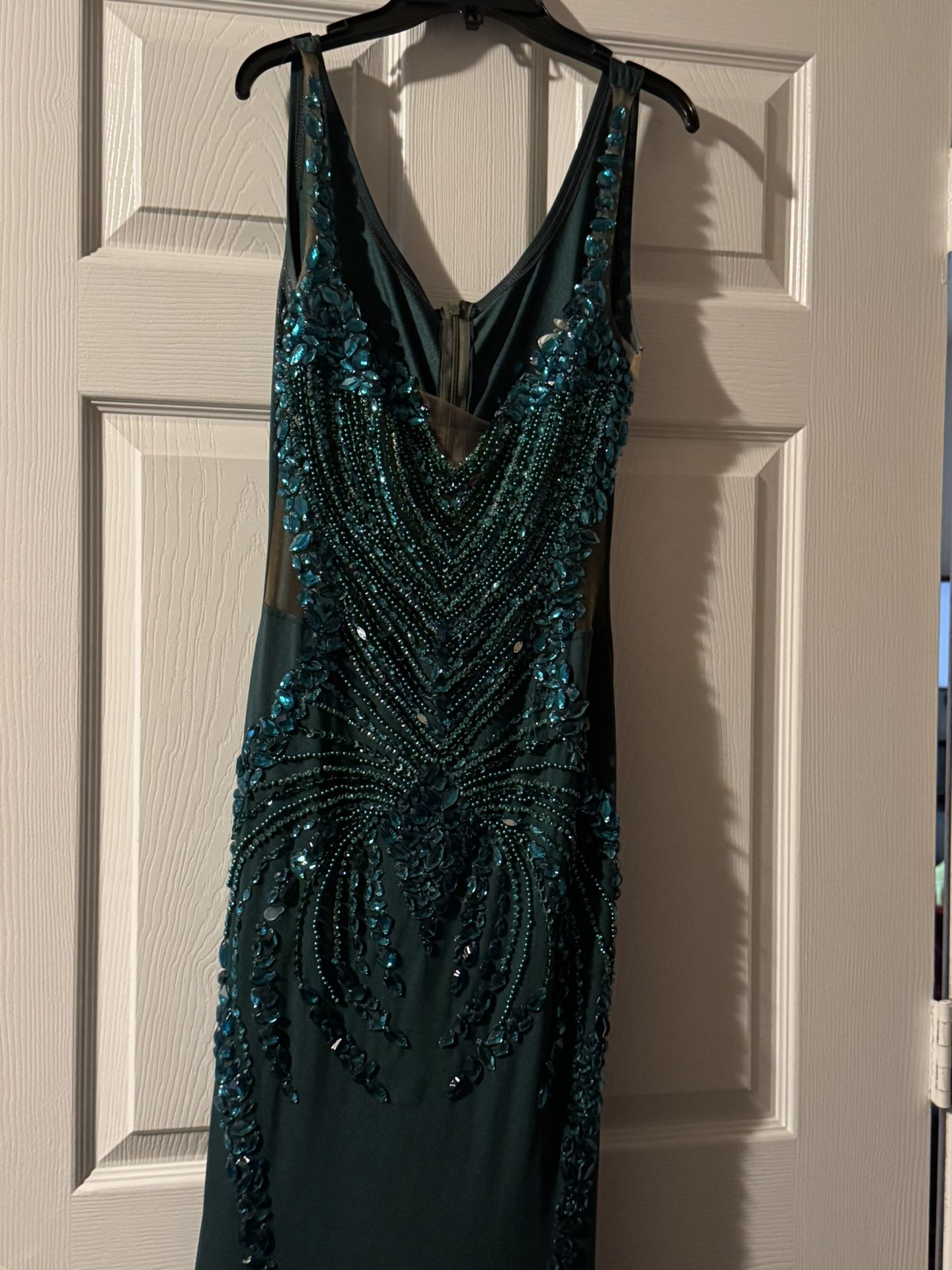 Prom Dress Size Med To Large Green