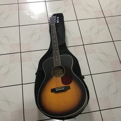 Acoustic Guitar With Guitar Bag