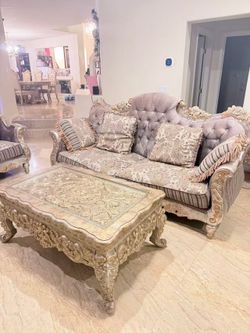 5 Pc European Style Sofa Set