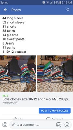 Boys clothes 10/12 and 14