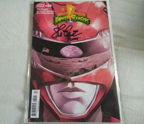 Power rangers autograph