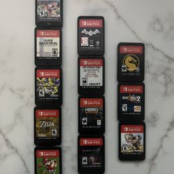 Nintendo Switch Games/ No Cases