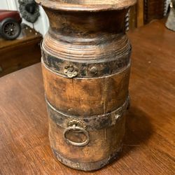 Vintage Wooden Pot