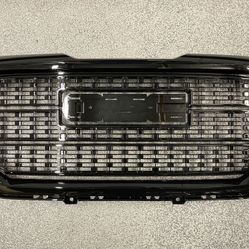 GMC Denali Style Black Grill Grille For 16-18 GMC Sierra 1500