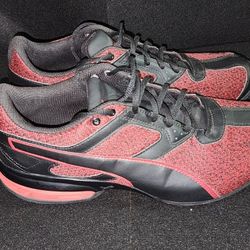 Puma Red/ Black Men's Running Shoes Size 10