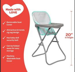 Adora Baby Doll High Chair