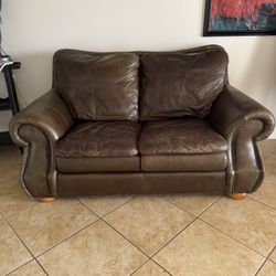 Real Leather Sofa